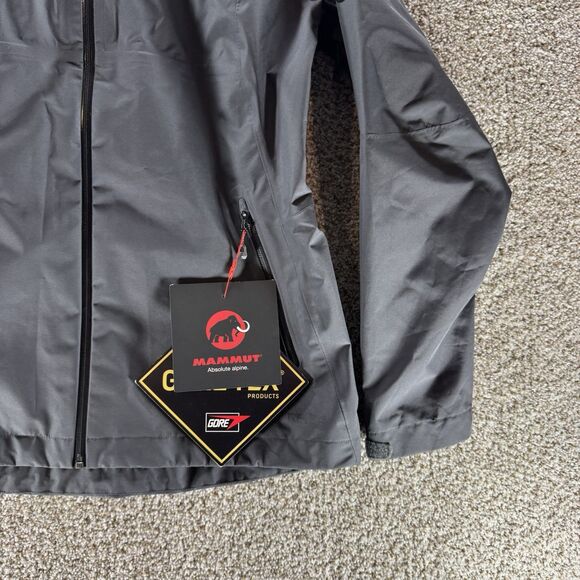 Mammut Gore-tex Paclite Shell Wenaha Phantom Rain Jacket Womens Large Gray NEW - Picture 5 of 16